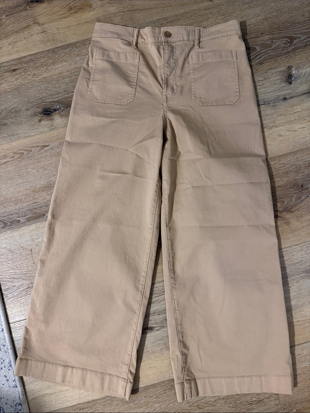 NWOT Ralph Lauren Wide-Leg Tan Chino Pants Black Label